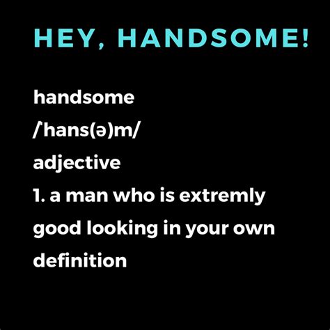 handsome auf deutsch|handsome bedeutung.